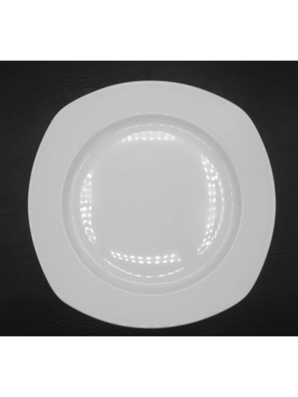Quad by Tabletops Unlimited 10 Inch Dinner Plate Set of 3 Pattern Code: TAUQUAD - Picture 3 of 5